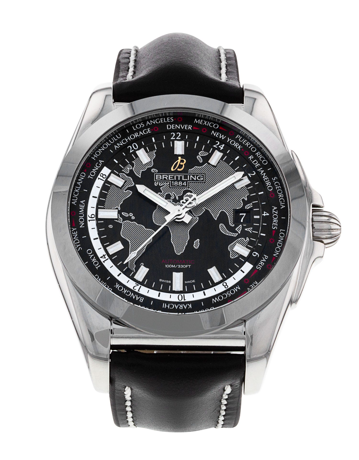 Pre-Owned Breitling Galactic Unitime Watch