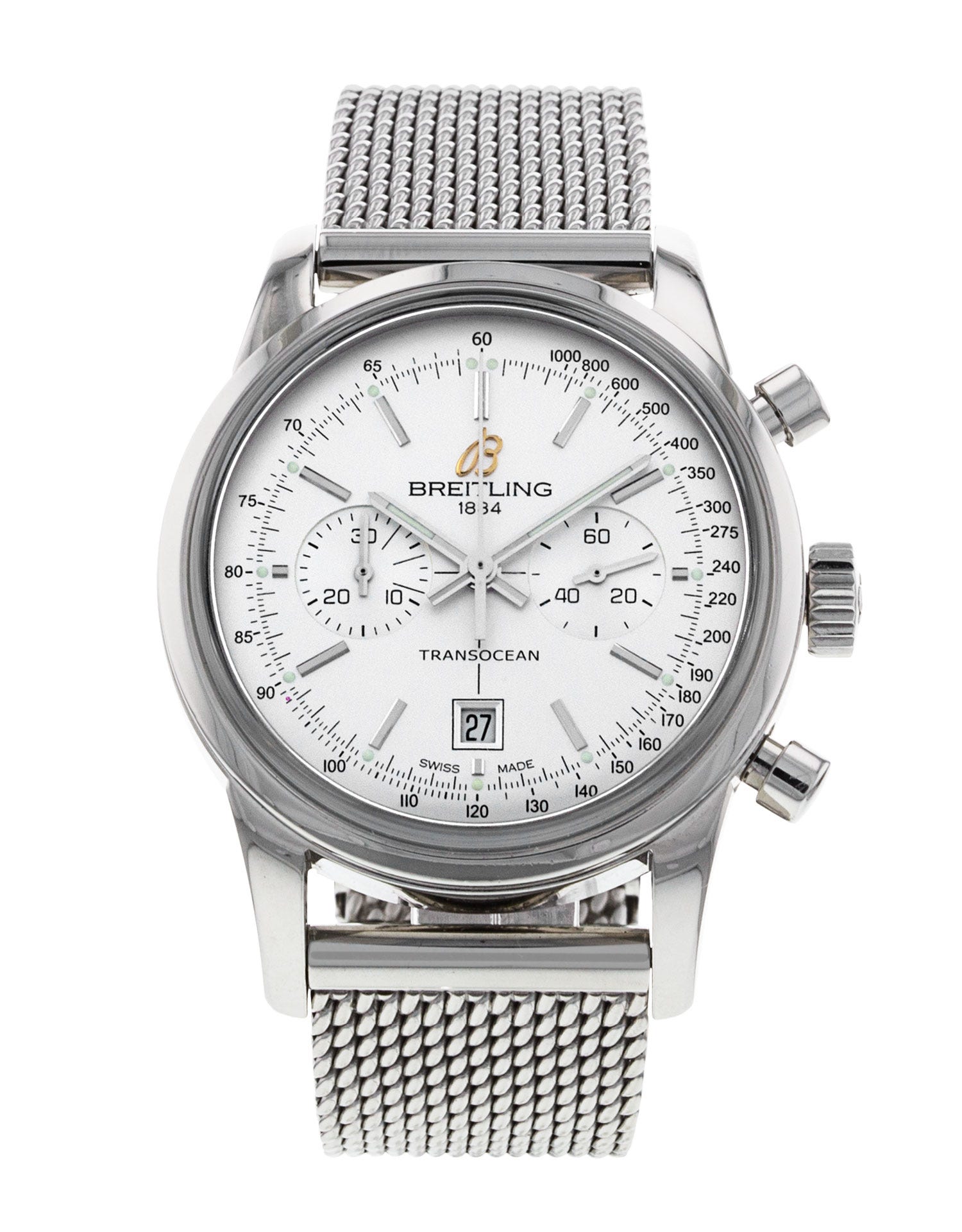 Pre-Owned Breitling Transocean Chronograph Watch